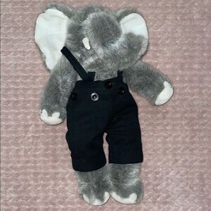 Build a Bear 1997 VTG Rare Retired Gray Elephant